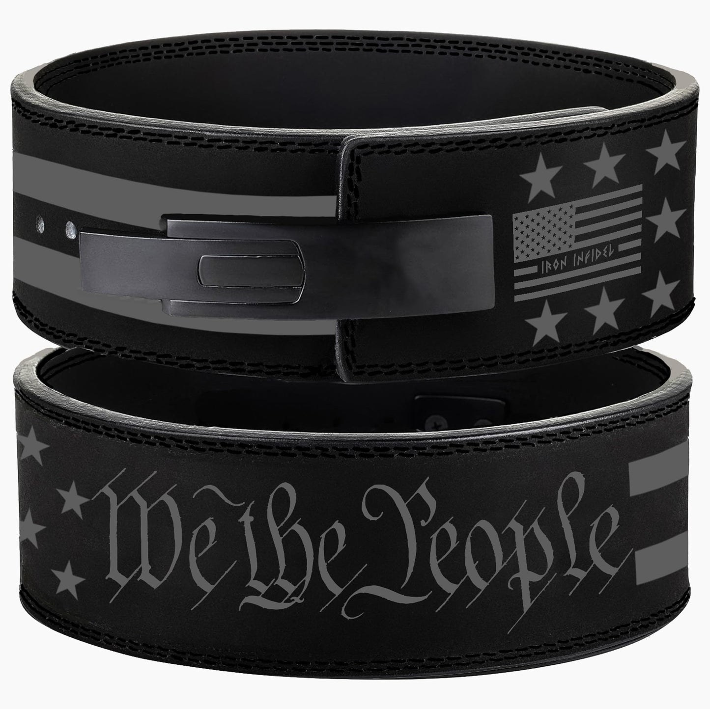 Weight Lifting Belt - Lever Gym Belt for Weightlifting, 10mm Leather Weight Belt for Men, 4 Inches Wide for Support & Stability for Workouts, Powerlifting, Bodybuilding, Fitness & Crossfit S 1776