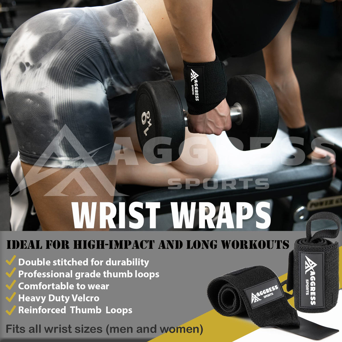 Premium Barbell Pad Set – Hip Thrust Pad & Squat Pad for Barbell Training – Gym Bar Pad Kit with Ankle Straps, Resistance Bands – Gym Equipment for Women
