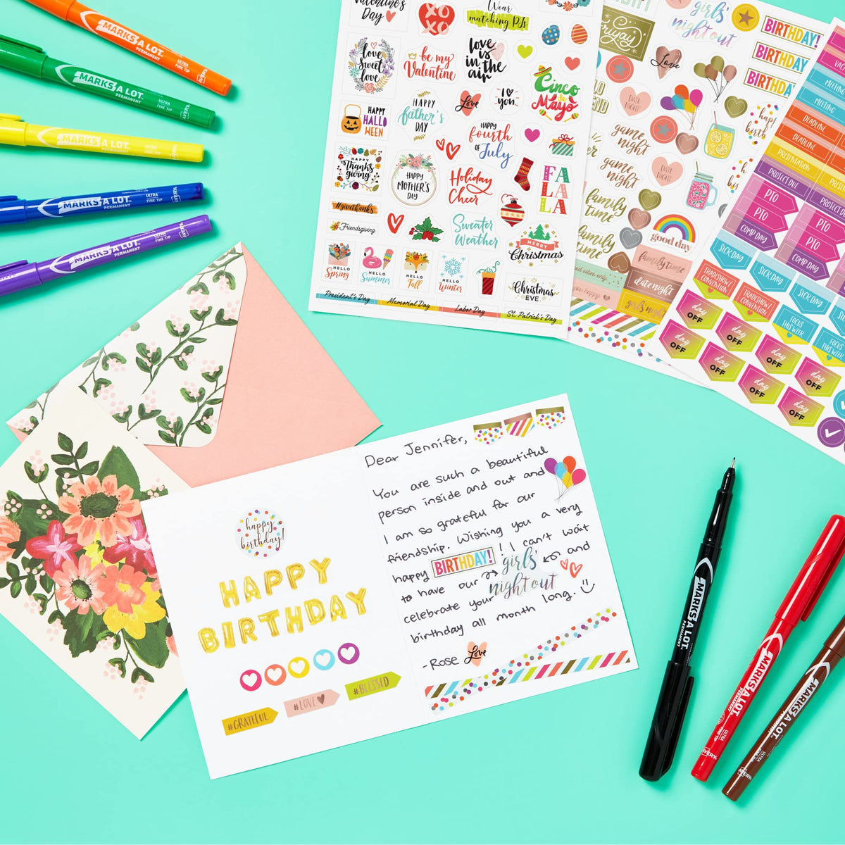 Avery Planner Stickers Variety Pack, 30 Sheets, 1,656 Productivity Stickers for Your Planner, Journal or Calendar (6785)