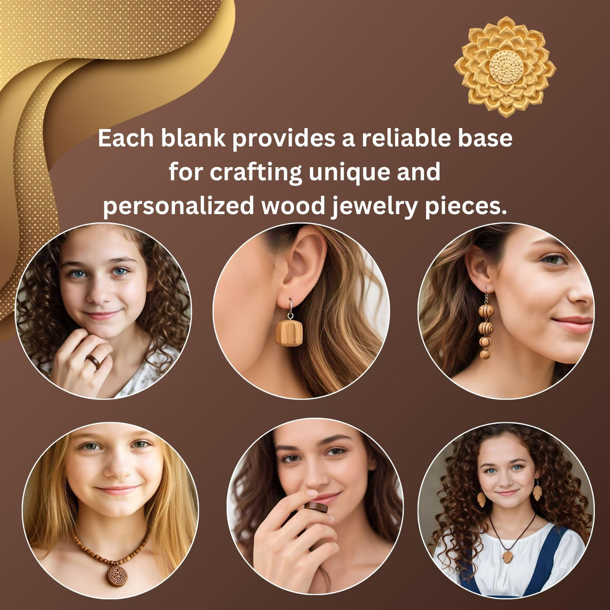 IECAP LLC Desert Ironwood Ring Blanks – Pack of 10 Exotic Hardwood for Ring Making, Resin Jewelry, Wood Rings, Inlays, Knife Handle Spacers & DIY Crafts – Iron wood Turning Blocks (1.5 x 1.5 x 0.5 in)