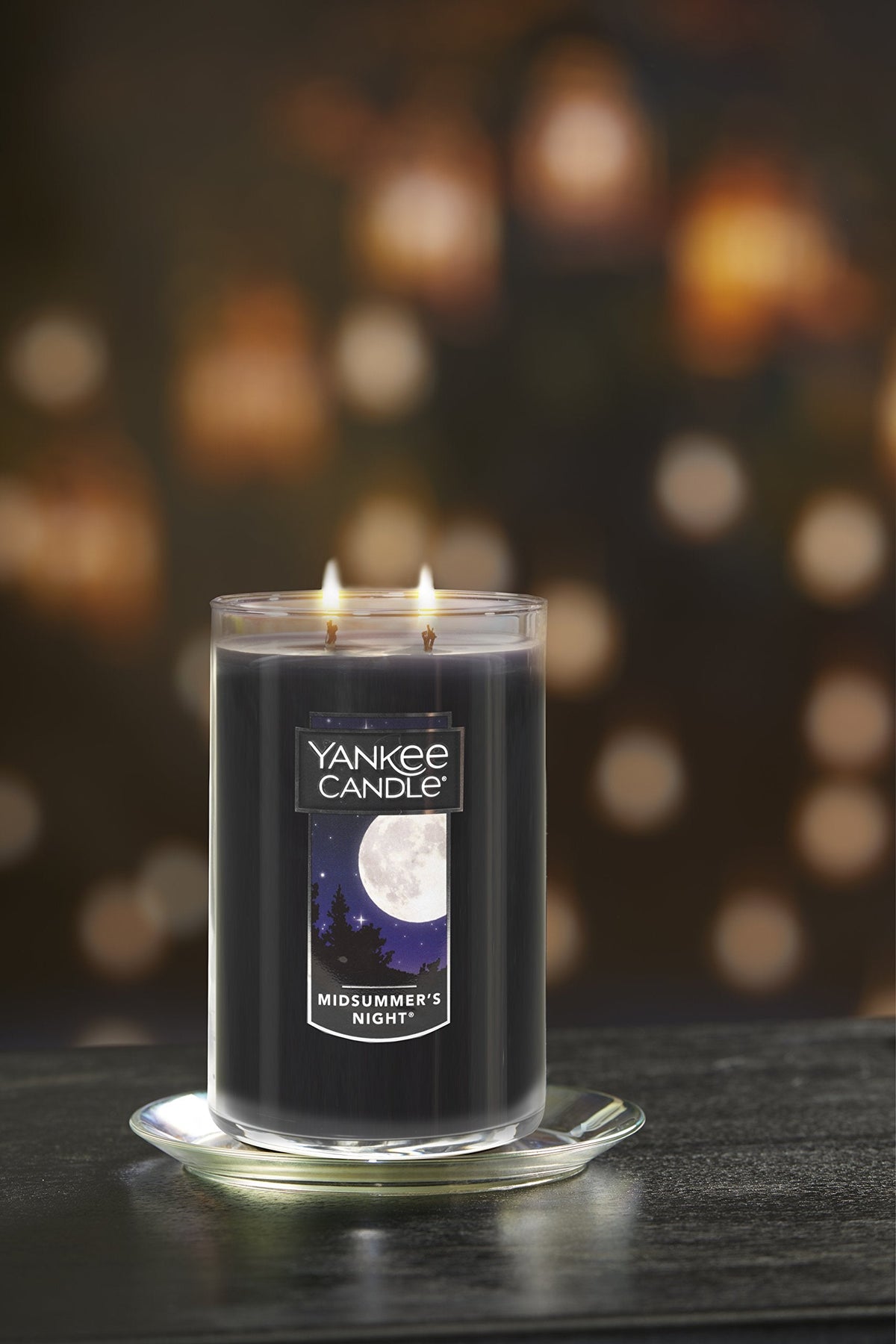 Yankee Candle MidSummer's Night Scented Classic 22oz Large Tumbler 2-Wick Candle Over 75 Hours of Burn Time Quality Paraffin Odor Eliminating Ideal Gift Highly Fragranced