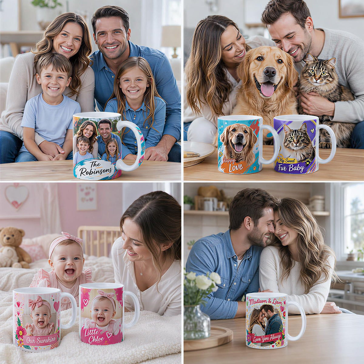 PYD Life 6 Pack Sublimation Coffee Mugs Blanks with Individual White Box, Tazas Para Sublimacion 11 OZ, Compatible with Cricut Mug Press Sublimation Oven, for Small Business DIY Custom Gifts