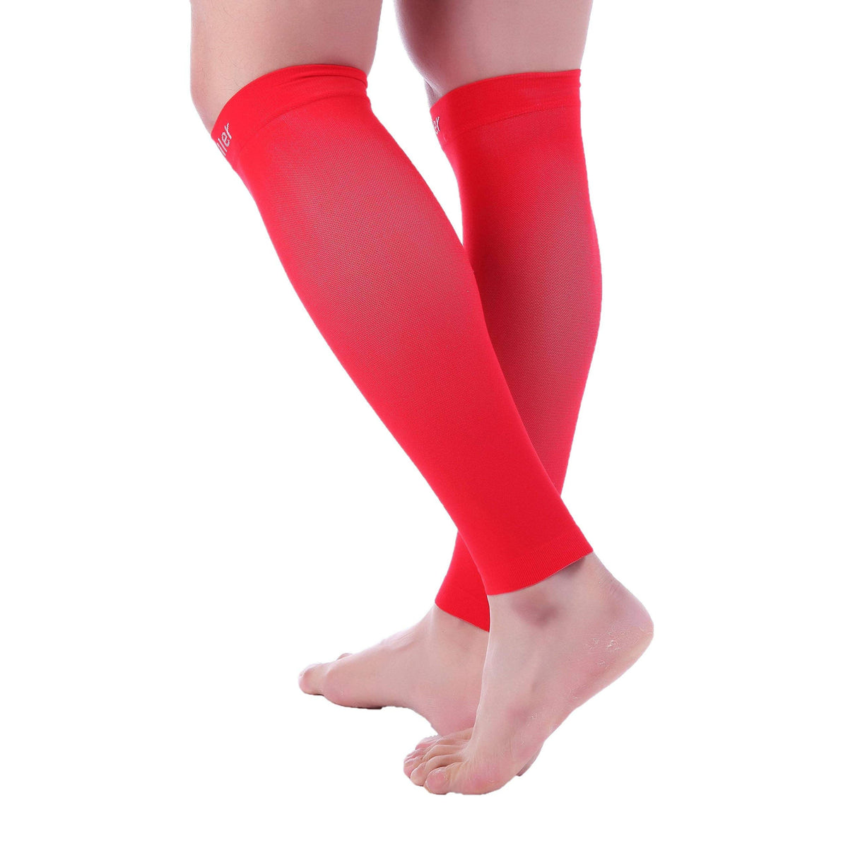 Doc Miller Compression Calf Sleeve for Men & Women – 20-30mmHg Graduated Support for Running, Shin Splints, Calf Strain – Knee High, Small to 6XL Plus Size