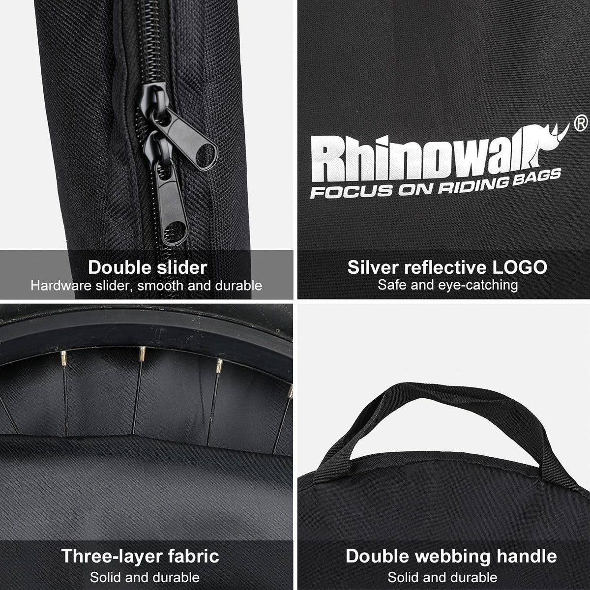 Rhinowalk Bike Wheel Bag Wheelset Carrying Bag 26-29 inch MTB Mountain Bike/700C Road Bike Wheel Travel Case