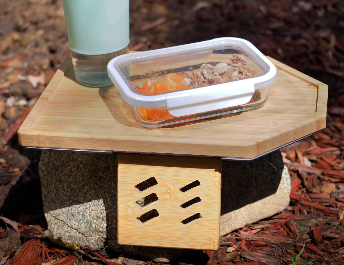 My Cozy Tray, Most Stable, Adjustable Legs for Narrow Or Wide Couch Arm, Better Leg Design, Stronger, Clip On, Bamboo, Camping/RV, College Dorm Essentials, Great Gifts,