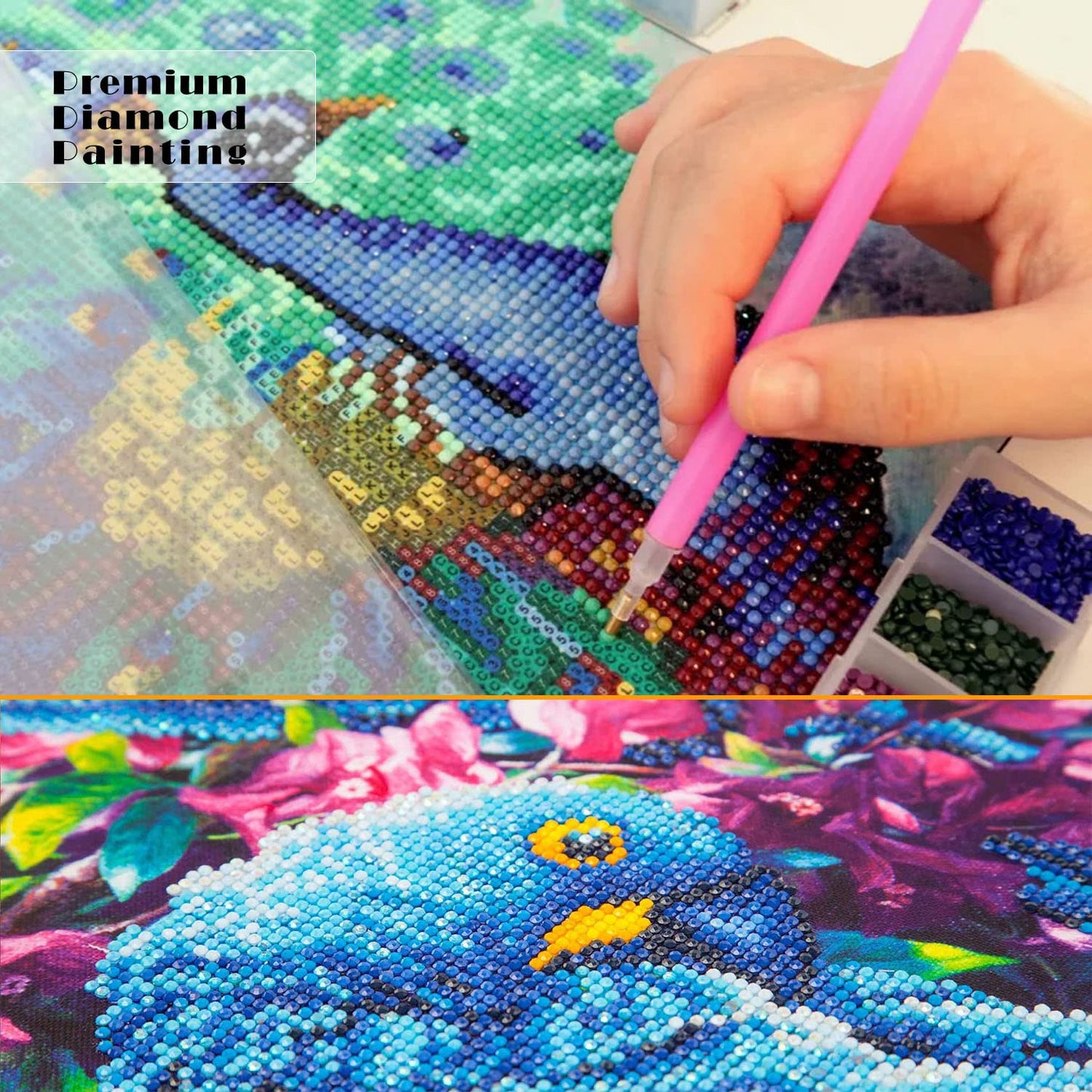 Youtheart Painting with Diamonds Beauty and Beast Diamond Art Princess Belle, 5D Full Drill Cross Stitch Embroidery Kits…