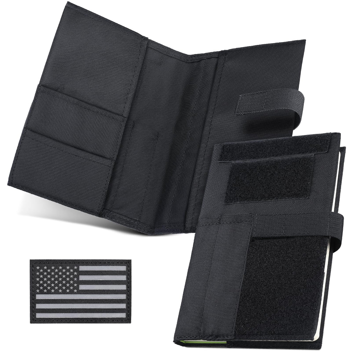 LIVANS Book Cover for 5.5 x 8 in Military Log Book, with Hardcover Notebook