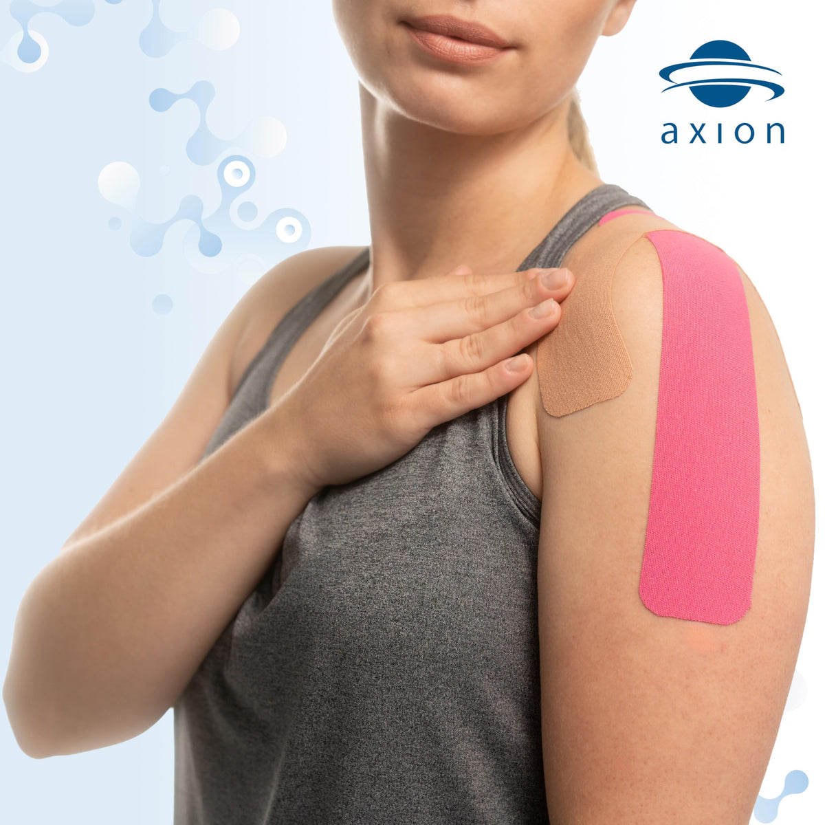axion Kinesiology Tapes PRECUT Black Pink | 50 Pre-Cut Sport Tape Strips 10x2 in | Waterproof • Skin-Friendly • Elastic | Kinesiology Tapes Ideal for Sports