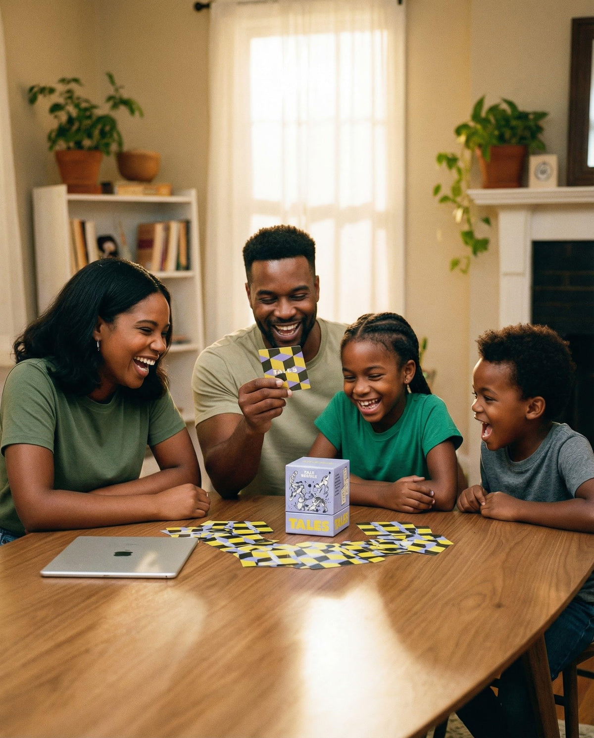 TALES 150 Conversation Cards, Kids Edition, Fun Family Games for Kids, Perfect for Dinners, Road Trips, Classrooms & Game Nights, Gifts & Gatherings, Conversation Starters to Spark Creativity