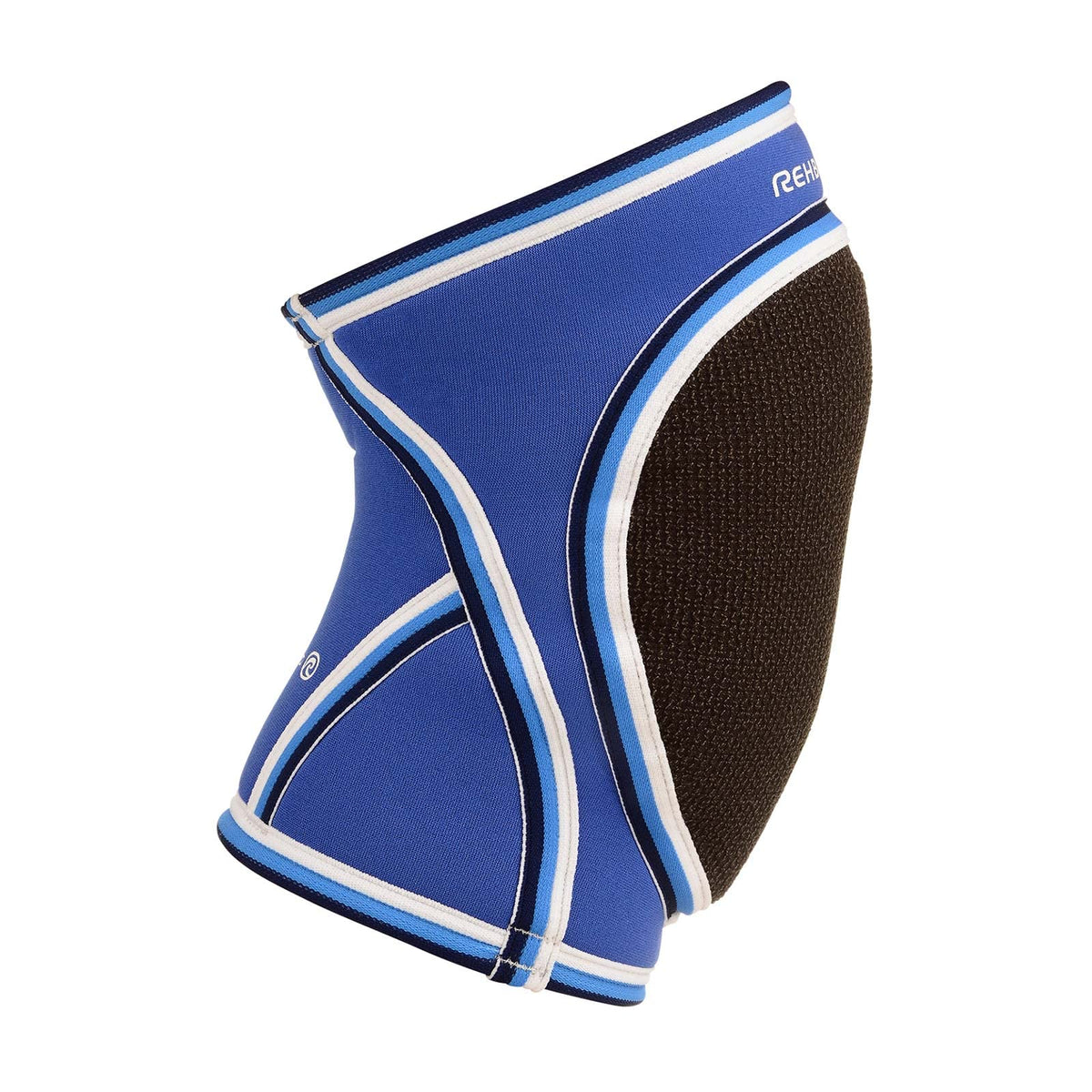 Rehband Original Knee Pads, Neoprene knee protection sleeves for volleyball & indoor sports, Kneepad women & men, Colour:Blue - 1 Pair, Size:Medium