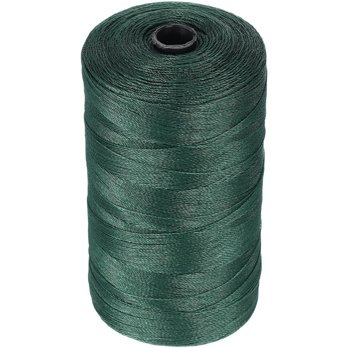 1Roll Braided Nylon Twine: 6-Strand Fishing Net Repair Rope for Outdoor Camping Marine Binding (Dark Green‌)