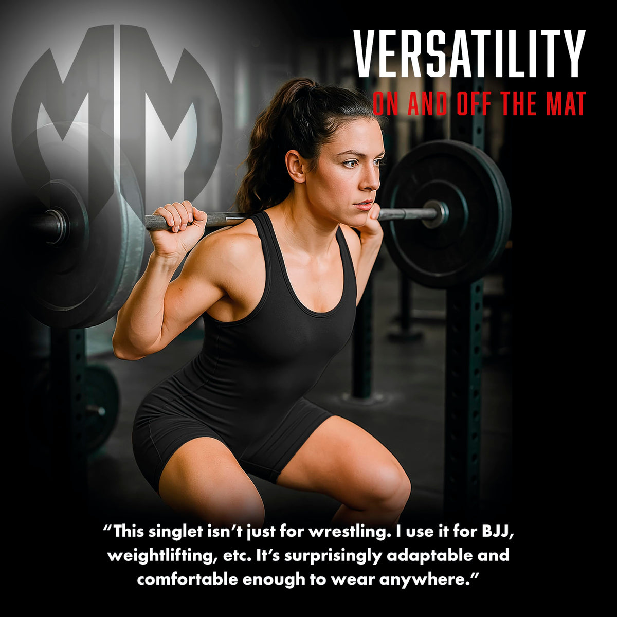Matman Women & Girls Wrestling Singlet – High Performance Singlets for Wrestling or Weightlifting - Edge Singlet (Medium)