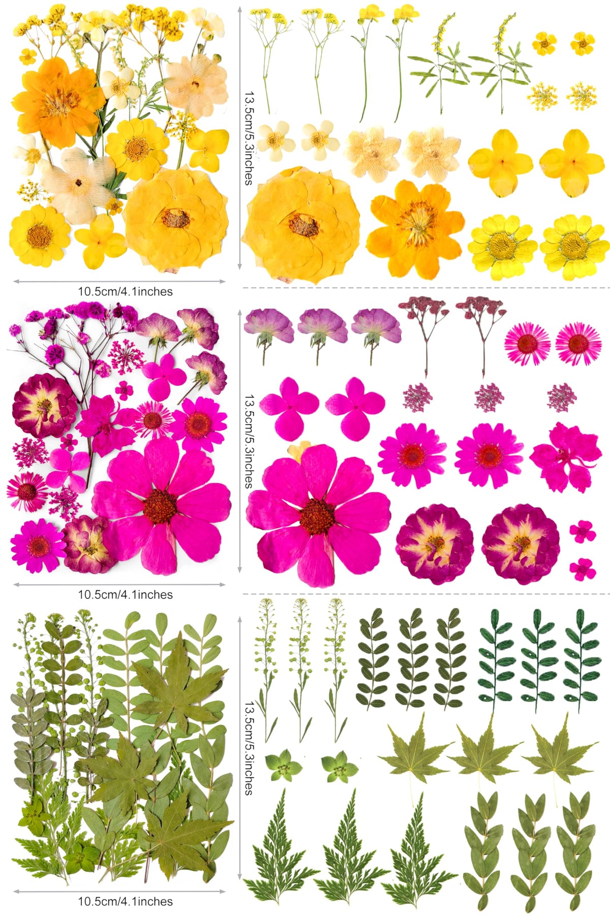 320PCS Dried Pressed Flowers Bulk for Resin, YouthBro Real Natural Pressing Flowers with Two Sheets Butterfly Stikers for Mold DIY Art Crafts,Home Décor,Cherish