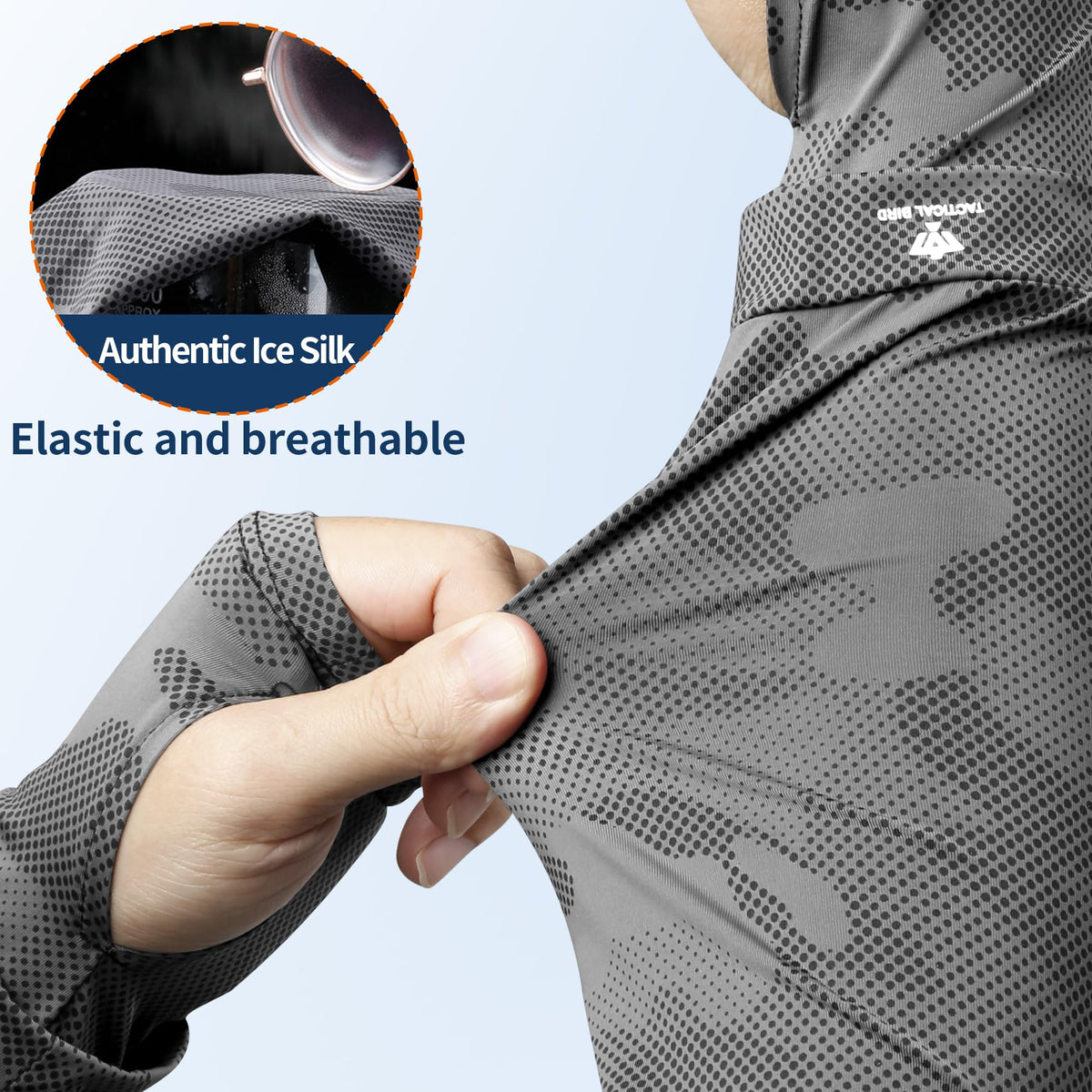 Men's Loose Fit Cooling Arm Sleeves, Anti-UV Sun Protection Sleeves, Breathable Tattoo Cover Sun Sleeves for Men Women Youth Outdoor Running Cycling Hiking Driving Fishing, Plus Size Friendly, XXXL