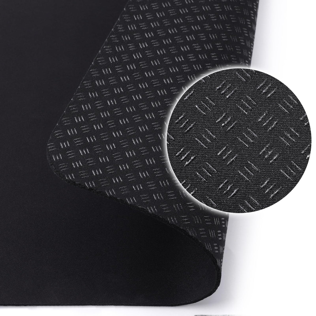 TOBWOLF Non-Slip Workout Mat for Under Desk Ellipticals, Exercise Mat for Ellipse Leg Exerciser Machine, Apply to Foot & Leg Pedal Exerciser for Seniors Fitness, Enhanced Stability & Floor Protection