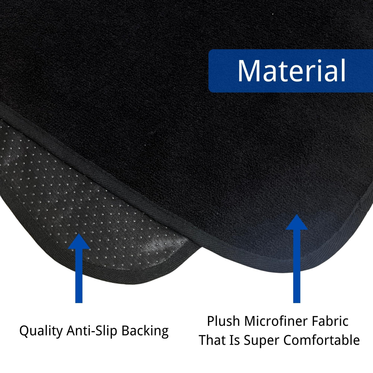 Hirritale Waterproof Car Seat Cover for Front Seats, Protector for Cars SUVs Trucks, Sweat Towel Seat Covers Bucket for Gym,Workout,Beach,Hiking,Running and Swimming (Black, 2PCS)