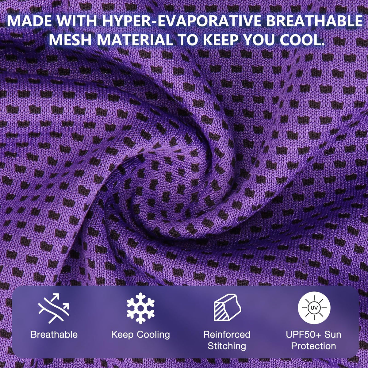 Gsmhoat 30 Pack Cold Towels for Hot Weather, 40"x12" Bulk Cooling Towel for Neck and Face, Neck Cooling Rags for Sports, Gym, Yoga, Scooer, Golf