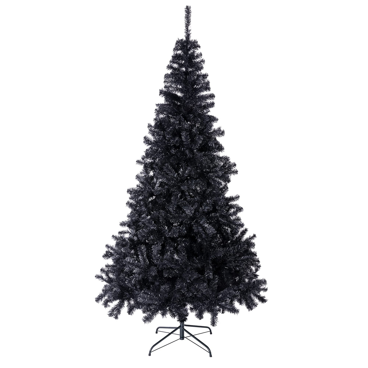 Sunnyglade 4 FT Halloween Black Premium Artificial Christmas Tree 400 Tips Easy to Assemble with Christmas Tree Stand (4 ft)