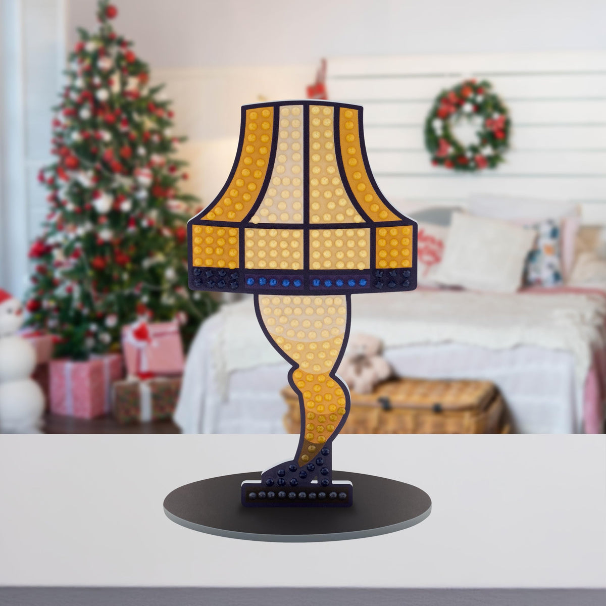 DIAMOND ART CLUB Sparkle Pals – The Legendary Lamp, Diamond Painting Kit, Fun DIY Crafts for Adults, Diamond Art Craft for Beginners, 2.9" x 5.5"
