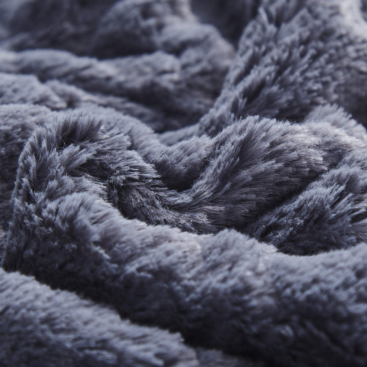 Tache Faux Fur Throw Blanket Dark Slate Navy Blue Diamond Trellis Pattern Super Soft Warm Fluffy Fuzzy Small Decorative Couch Lap White Sherpa Back Throw Blanket, 50x60