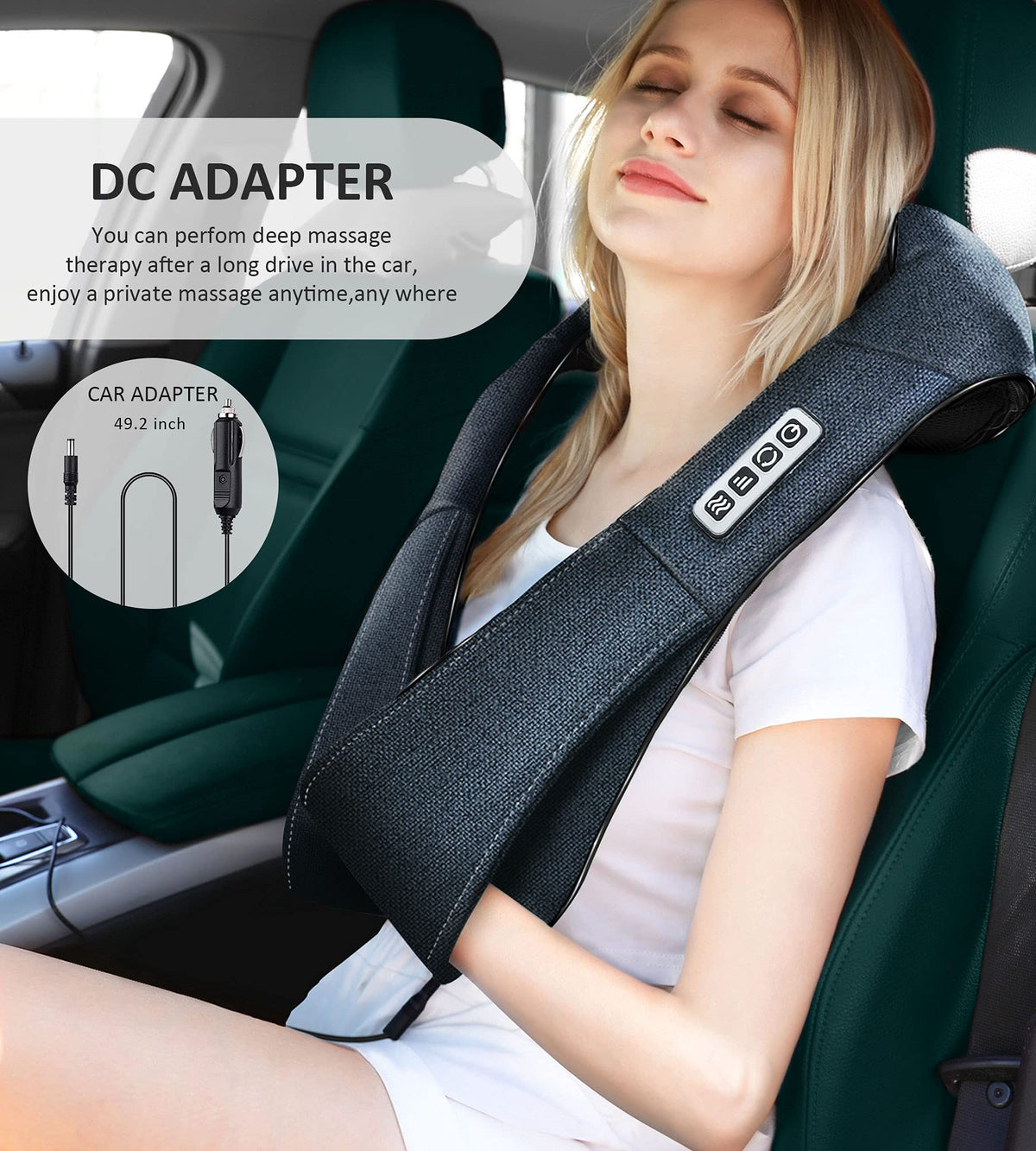 Mo Cuishle Father's Day Dad Gifts, Shiatsu Neck and Back Massager with Heat – Deep Kneading for Shoulder – Ideal Gift for Husband Men Women Mom Him Her – Perfect for Christmas, Mothers Day, Birthdays