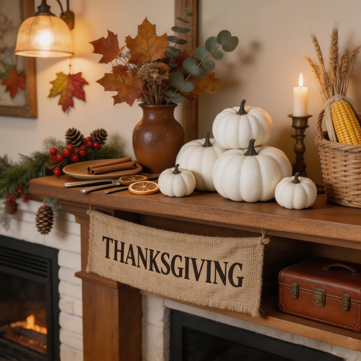 Orgrimmar 12PCS Realistic Artificial Pumpkins Lifelike Fake Pumpkins Table Fireplace Decor for Fall Harvest Wedding Halloween Thanksgiving (White, 12PCS)