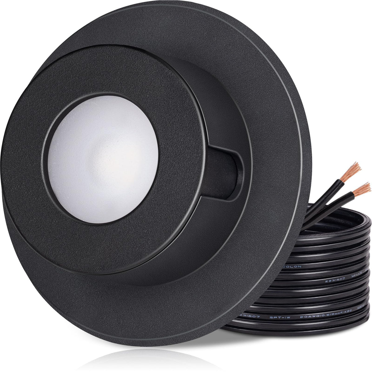 SUNVIE LED Underwater Pond Light 3W 3000K Warm White IP68 Black 1 Pack Model ULWS03W01