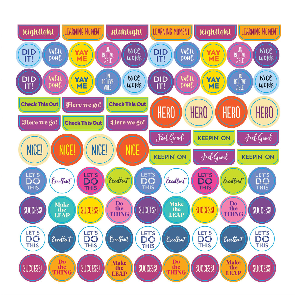 Plan It! A Sticker Book for All Your Productivity Needs (2,500 stickers!)