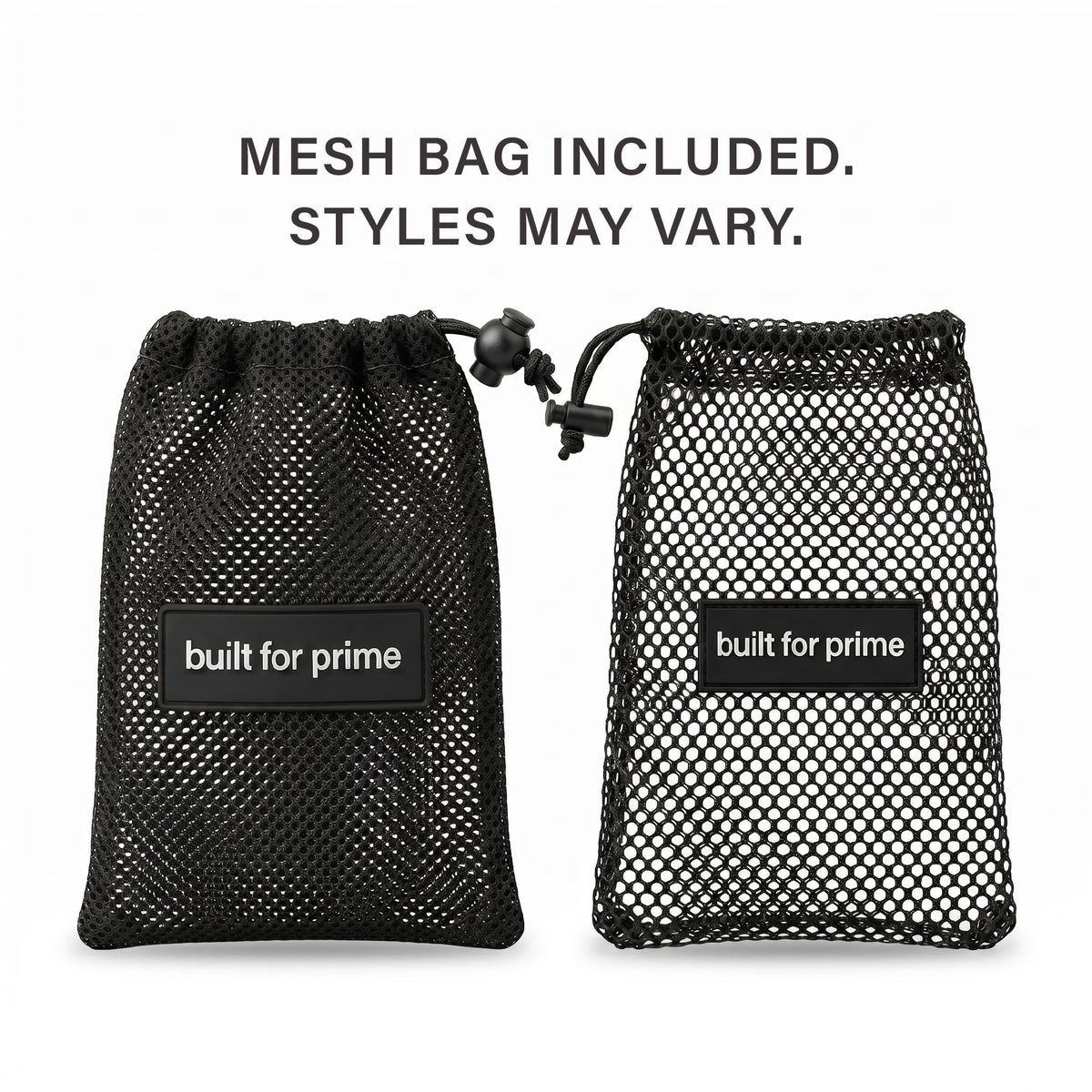 Built For Prime Mini Resistance Bands (Set of 3) – Premium Exercise Bands for Strength Training & Activation – Silverstone, Slate, and Carbon