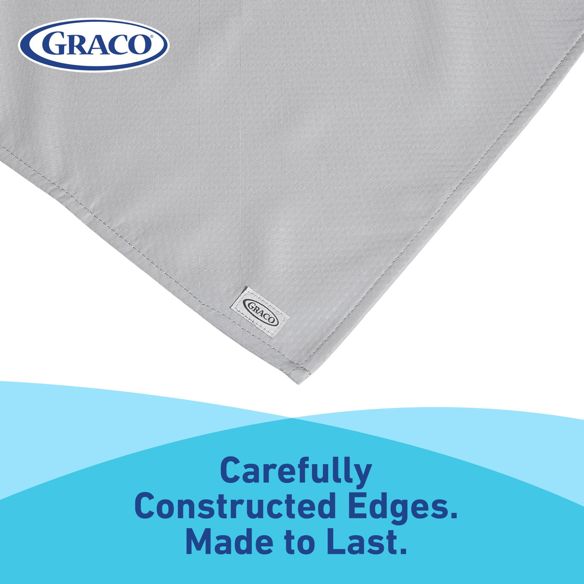 Graco Splat Mat for Under High Chair and Arts and Crafts, 50" X 50" Baby Anti-Slip Food Splash and Spill Mat for Eating Mess, Waterproof Floor Protector and Table Cloth