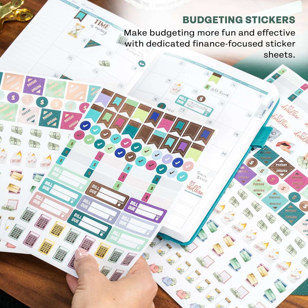 Legend Mega Sticker Pack – 1,900+ Small Stickers for Planner, Journal & Calendar – Aesthetic, Inspirational, Seasonal, Dates, Months, Holidays, Wellness & Budget Stickers – Planner Accessories