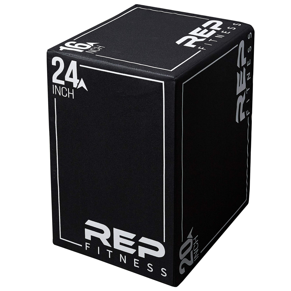 REP 3 in 1 Soft Plyo Box | 24 inch | 3-in-1 Foam Jump Box | Plyometric Training Platform | Home Gym Workout Equipment | Step Exercise Block | Non-Slip Jumping Mat | Adjustable Height