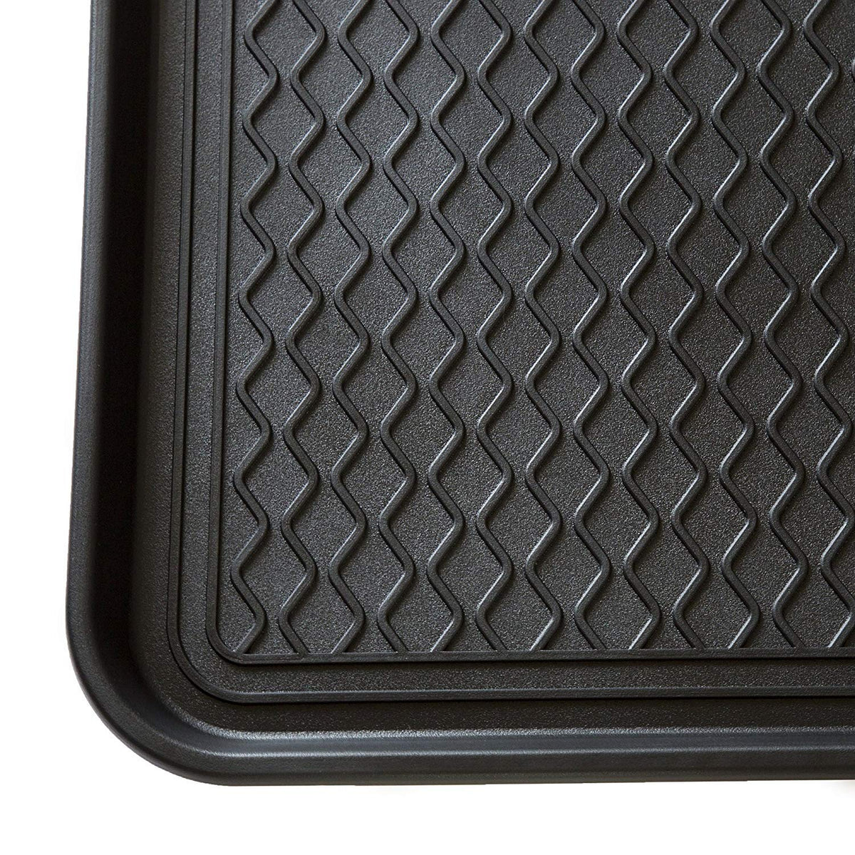 2 Pack Large Multifunctional Tray Mat Washable Indoor or Outdoor Tray Mat for Shoes Boots Plants Pots Paint Tins Pet Bowls Car Storage, 30 x 15 x 1.2 Inches