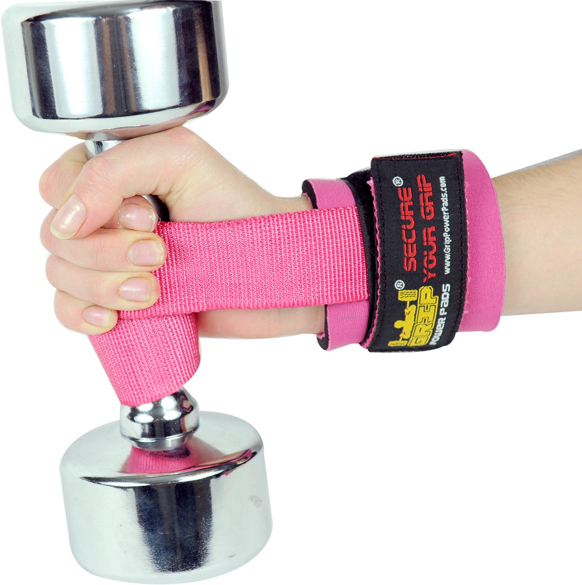 Best Heavy Duty Lifting Straps Neoprene Padded 1 Pair Wrist Wraps & Rubbery Grip Support Straps & Cotton Coated Rubber on One Side Alternative to Power Lifting Hooks Weightlifting Grip Pad