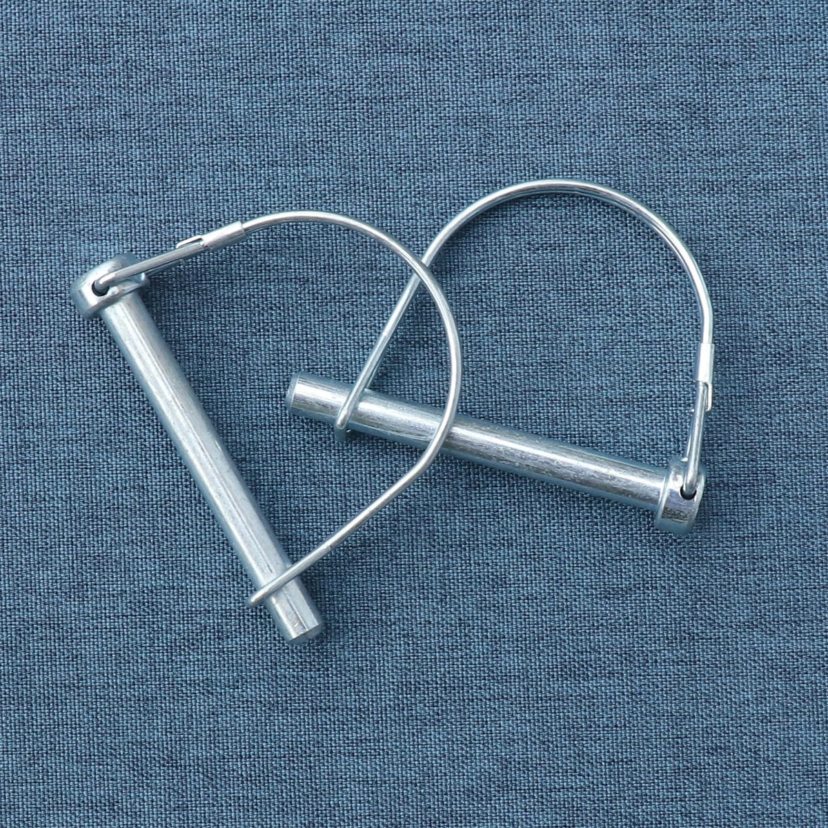 Trailer Coupler Pin, 2Pcs Tivnhuils Safety Coupler Pin Trailer Hitch Pin, Zinc Plated Carbon Steel Locking Pin Trailer Pin, 5/16" x 2.75", Medium