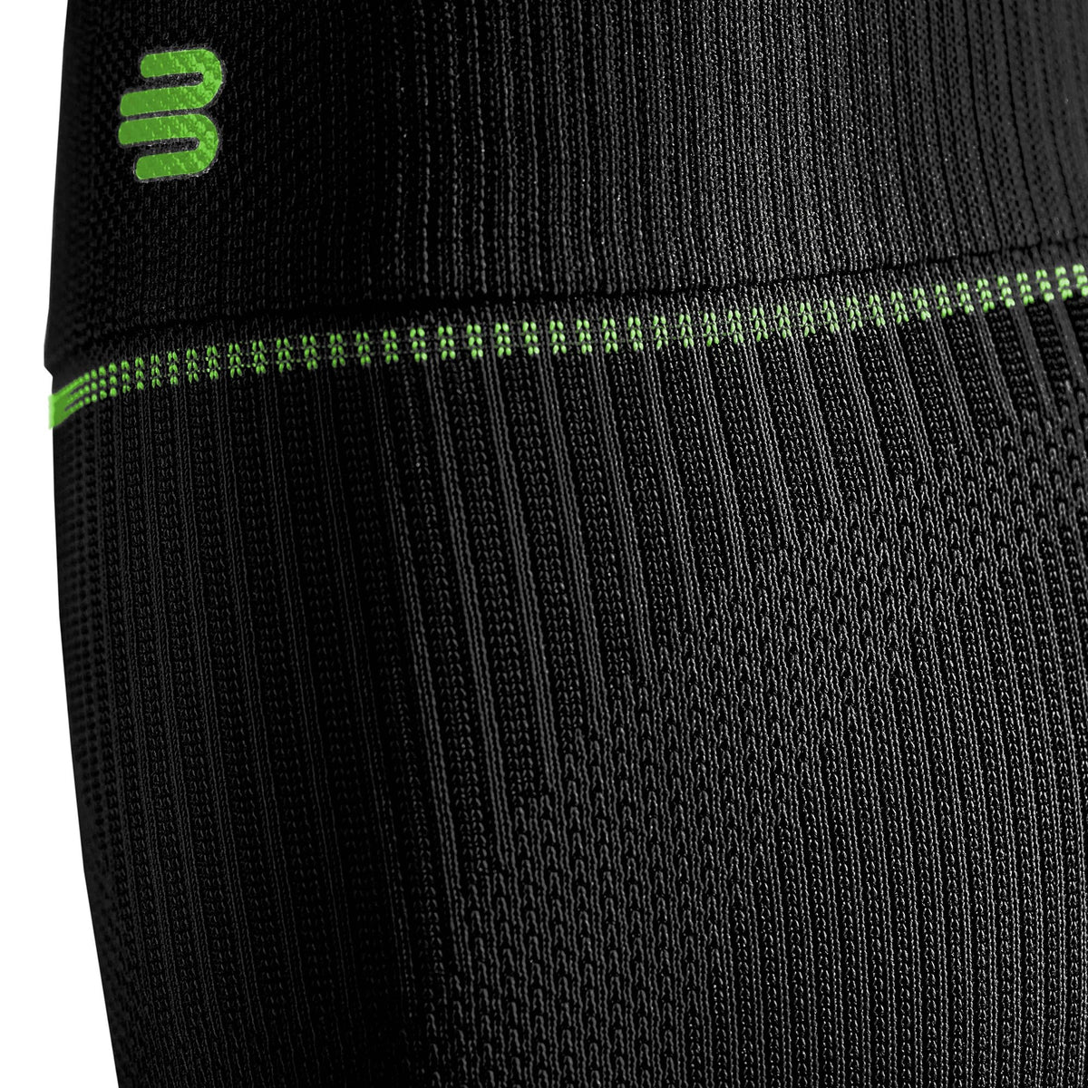 Bauerfeind Sports Compression Lower Leg Calf Sleeves (1 Pair) (Black, Medium/Long)