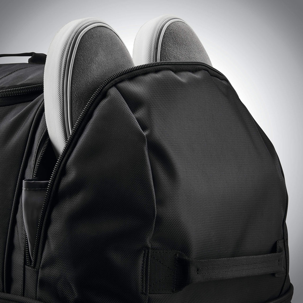 Samsonite Andante 2 Wheeled Duffel Bag – 22-Inch Durable Rolling Luggage with Inline Skate Wheels, Push-Button Handle & Spacious Compartments – Travel-Friendly and Lightweight - All Black
